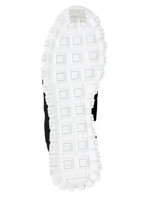 DROP MICROSUEDE Sneakers con logo laterale black + off white - Scarpe Donna