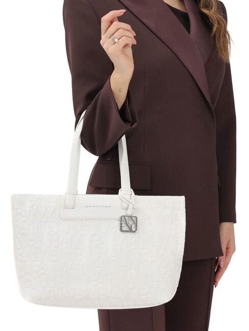 A|X ALL OVER Shopper a spalla off white - Borse Donna