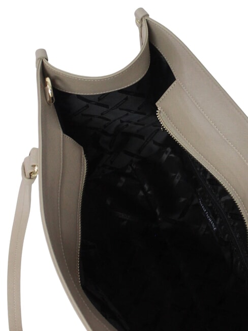 A|X LOGO ALL OVER Borsa a spalla, con tracolla off white / sand - Borse Donna