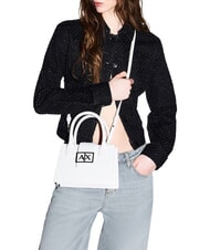 ARMANI EXCHANGE JODIE Borsa a cartelletta mini off white - Borse Donna - 6