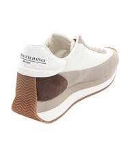 ARMANI EXCHANGE ROYALE SUEDE AIR MESH Sneakers  sand+off white - Scarpe Donna - 3