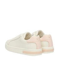 ARMANI EXCHANGE A|X Sneakers in pelle off white+salt rose - Scarpe Donna - 3