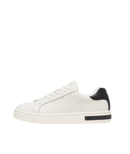 ARMANI EXCHANGE A|X Sneakers in pelle off white+black - Scarpe Donna - 2
