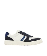 ARMANI EXCHANGE DUCK Sneakers in pelle deep navy+bellwether blue+off - Scarpe Uomo - 2