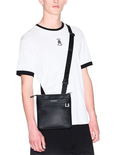 NEW YORK Borsello piatto black - Tracolle Uomo