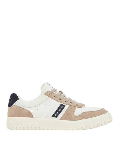 DUCK Sneakers in pelle earth+deep navy+off white - Scarpe Uomo