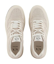 ARMANI EXCHANGE VENICE Sneakers in pelle off white - Scarpe Uomo - 4