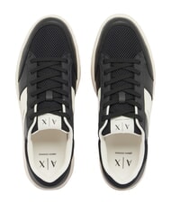 ARMANI EXCHANGE LION Sneakers black + off white - Scarpe Uomo - 4