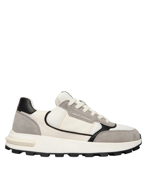 DUSSELDORF Sneakers off white + gray - Scarpe Uomo