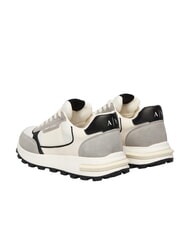 ARMANI EXCHANGE DUSSELDORF Sneakers off white + gray - Scarpe Uomo - 3