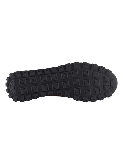 DROP MICROSUEDE Sneakers con logo a contrasto musk + off white - Scarpe Uomo