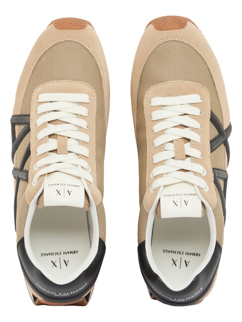ROYALE SUEDE AIR MESH Sneakers in pelle AX logo soul+black - Scarpe Uomo