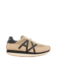 ARMANI EXCHANGE ROYALE SUEDE AIR MESH Sneakers in pelle AX logo soul+black - Scarpe Uomo - 2