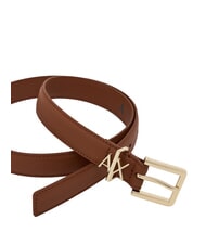 ARMANI EXCHANGE TONGUE Cintura in pelle whisky - Cinture - 2
