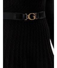 GUESS HANA  Abito in maglia a trecce jetbla - Vestiti Donna - 3