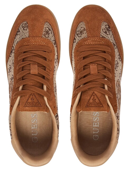 JACEK Sneakers misto pelle COGNAC - Scarpe Donna