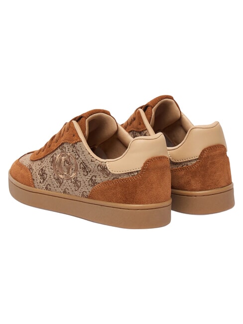 JACEK Sneakers misto pelle COGNAC - Scarpe Donna