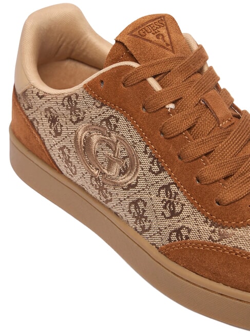 JACEK Sneakers misto pelle COGNAC - Scarpe Donna