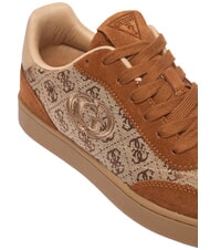 GUESS JACEK Sneakers misto pelle COGNAC - Scarpe Donna - 6