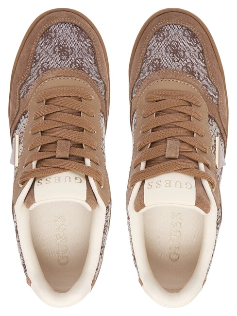 MIRIAM16 Sneakers misto pelle taupe - Scarpe Donna