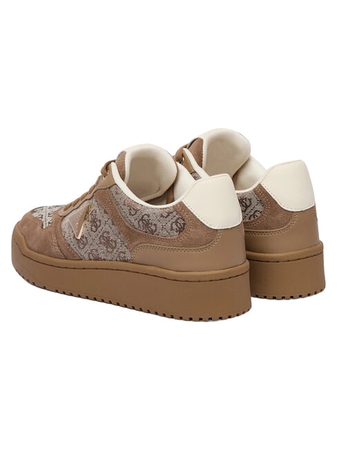 MIRIAM16 Sneakers misto pelle taupe - Scarpe Donna