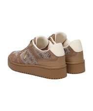 GUESS MIRIAM16 Sneakers misto pelle taupe - Scarpe Donna - 4