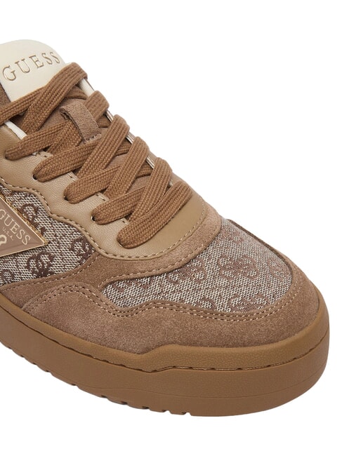 MIRIAM16 Sneakers misto pelle taupe - Scarpe Donna