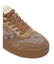 GUESS MIRIAM16 Sneakers misto pelle taupe - Scarpe Donna - 5