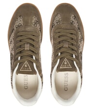 GUESS JACEK Sneakers misto pelle BEIGE - Scarpe Donna - 3