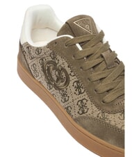 GUESS JACEK Sneakers misto pelle BEIGE - Scarpe Donna - 6