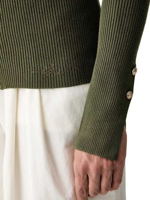 ELLIE Cardigan olive morning - Maglie Donna