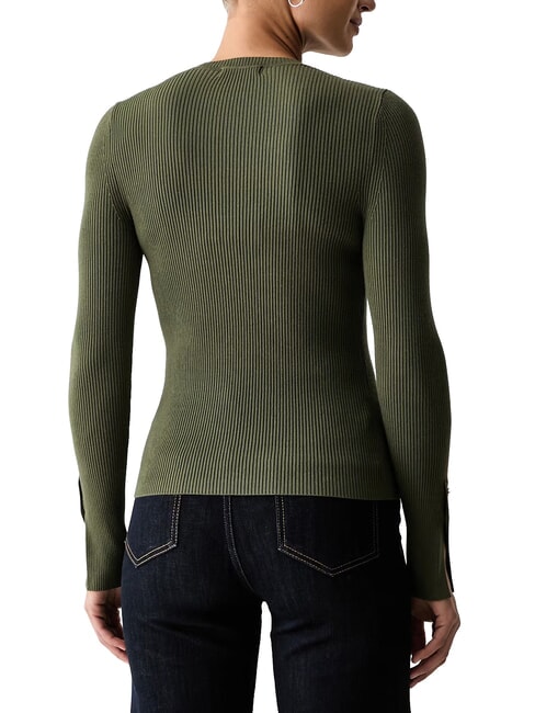 ELLIE Maglione girocollo olive morning - Maglie Donna