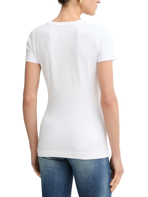 PALM TRIANGLE T-Shirt in cotone purwhite - T-shirt e Top Donna