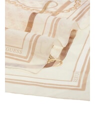 GUESS PRINTED Sciarpa con motivo a catena OFFWHITE - Sciarpe - 2