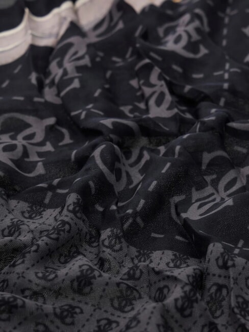 LINDSEY PRINTED Sciarpa con motivo geometrico coal - Sciarpe
