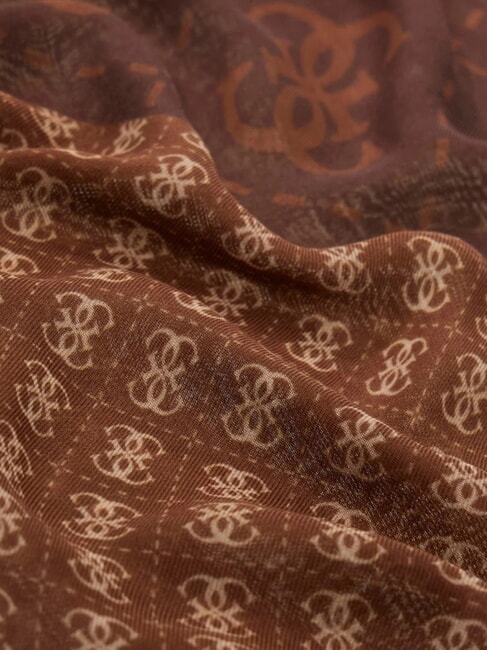 LINDSEY PRINTED Sciarpa con motivo geometrico brown - Sciarpe