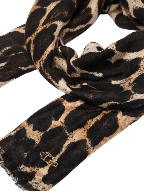 PRINTED Sciarpa con frange leopard - Sciarpe