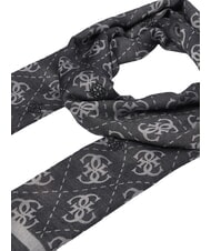 GUESS JACQUARD Sciarpa monogramma NERO - Sciarpe - 2
