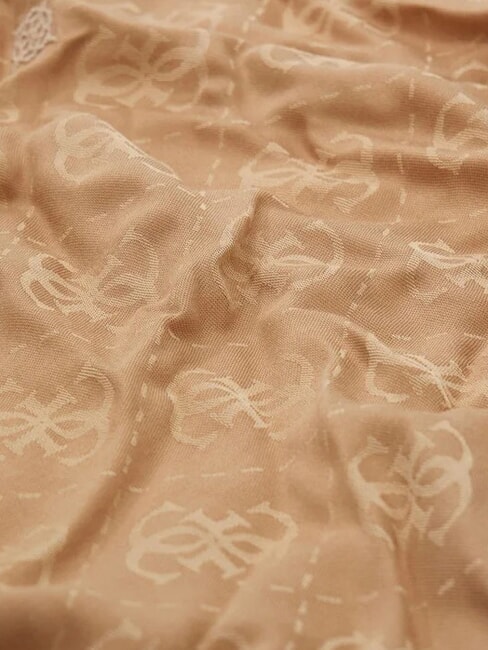 JACQUARD Sciarpa monogramma BEIGE - Sciarpe