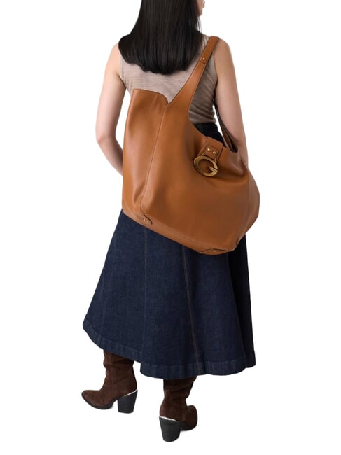 CAMDEN Borsa shopping, a spalla COGNAC - Borse Donna