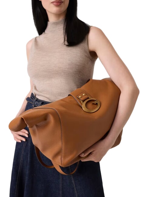CAMDEN Borsa shopping, a spalla COGNAC - Borse Donna