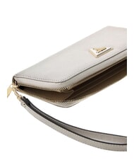 GUESS LAUREL 2 Portafoglio zip around grande BEIGE - Portafogli Donna - 4