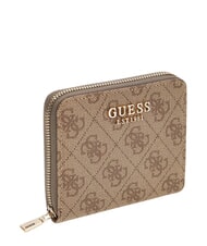 GUESS COLEEN Portafoglio compatto, ziparound LATTE LOGO - Portafogli Donna - 3