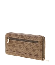 GUESS COLEEN Portafoglio large, ziparound LATTE LOGO - Portafogli Donna - 3