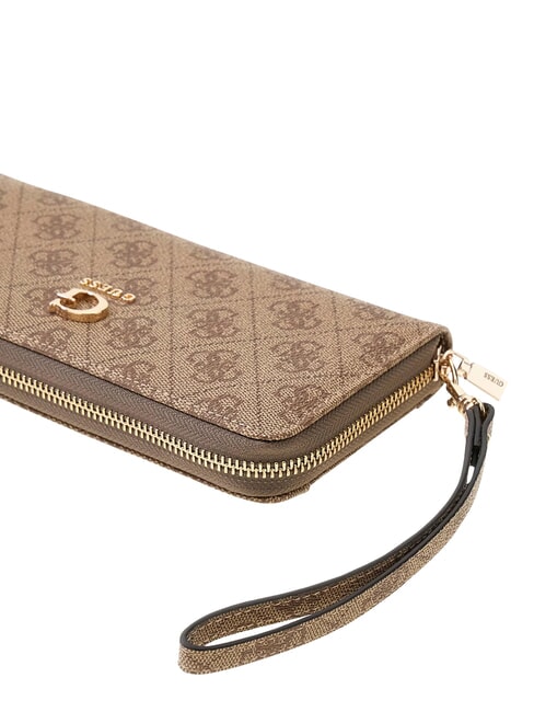 COLEEN Portafoglio large, ziparound LATTE LOGO - Portafogli Donna
