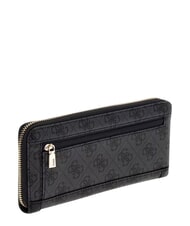 GUESS LINDSEY Portafoglio large, ziparound coal - Portafogli Donna - 3