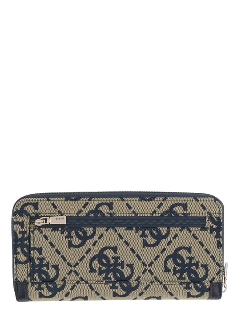 AUDREY Portafoglio large, ziparound navy logo - Portafogli Donna