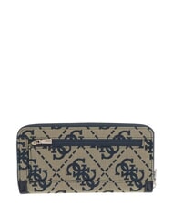 GUESS AUDREY Portafoglio large, ziparound navy logo - Portafogli Donna - 2