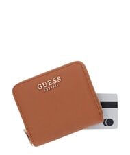 GUESS COLEEN Portafoglio compatto, ziparound caramel - Portafogli Donna - 4