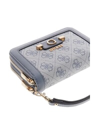 GUESS LINDSEY Portafoglio medio, ziparound slate logo - Portafogli Donna - 4
